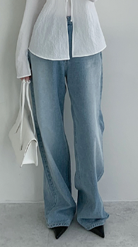 483-세미 와이드 스트테이트 데님 / 483-Semi Wide Straight Denim