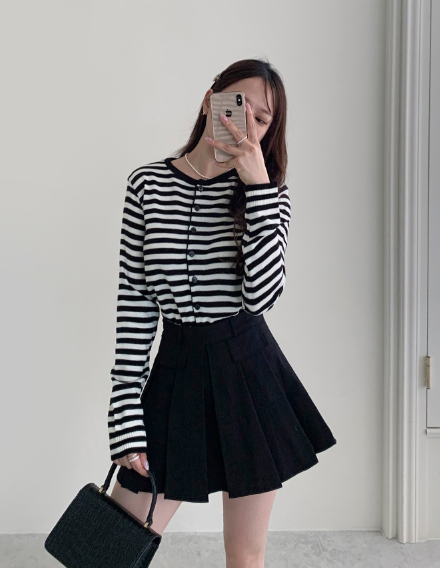 269-배색 니트 가디건 / 269-Coloring Knitwear Cardigan