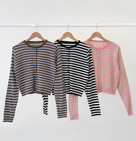 269-배색 니트 가디건 / 269-Coloring Knitwear Cardigan